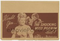 5m309 SHOCKING MISS PILGRIM herald 1946 would you do what sexy Betty Grable did, Gershwin!