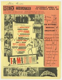 5m413 TAMI SHOW/ATRAGON herald 1965 Beach Boys, Chuck Berry, James Brown + Japanese sci-fi!