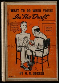 5m188 WHAT TO DO WHEN YOU'RE IN THE DRAFT 5x8 gag book 1941 given to soldiers who were drafted!