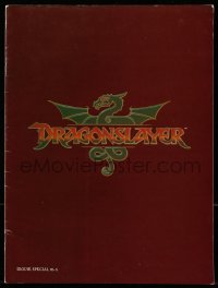 5m648 DRAGONSLAYER souvenir program book 1981 Peter MacNicol, Disney sword & sorcery fantasy movie!