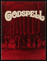 5m660 GODSPELL souvenir program book 1973 David Greene classic religious musical, great images!