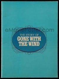 5m662 GONE WITH THE WIND souvenir program book R1967 the story behind the most classic movie!