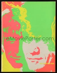 5m667 HAIR stage play souvenir program book 1970 cool blacklight cover art for the famous musical!