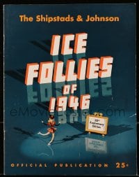 5m678 ICE FOLLIES OF 1946 souvenir program book 1946 Shipstad & Johnson ice skating variety show!