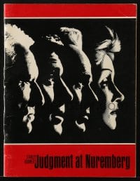 5m684 JUDGMENT AT NUREMBERG souvenir program book 1961 Spencer Tracy, Garland, Lancaster, Dietrich