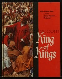 5m686 KING OF KINGS hardcover souvenir program book 1961 Nicholas Ray, Jeffrey Hunter as Jesus!