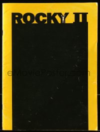 5m718 ROCKY II souvenir program book 1979 Sylvester Stallone & Carl Weathers, boxing sequel!