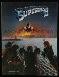 5m732 SUPERMAN II souvenir program book 1981 Christopher Reeve, Terence Stamp, Kidder, Gene Hackman