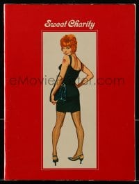 5m734 SWEET CHARITY souvenir program book 1969 Bob Fosse musical starring Shirley MacLaine!