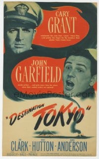 5m010 DESTINATION TOKYO mini WC 1943 Cary Grant & John Garfield in WWII, Delmer Daves, rare!