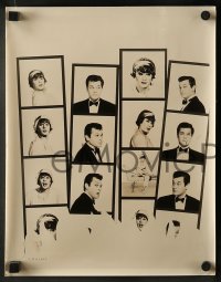 5m795 SOME LIKE IT HOT 2 11x14 stills 1959 montages of Tony Curtis & Jack Lemmon in & out of drag!
