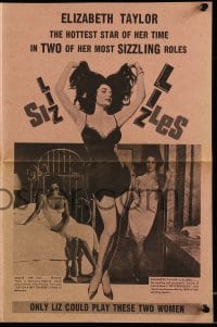 5m346 CAT ON A HOT TIN ROOF/BUTTERFIELD 8 herald 1966 art of sexy Elizabeth Taylor in nightie!