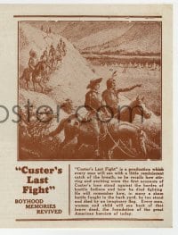 5m256 CUSTER'S LAST FIGHT herald R1925 50th Anniversary of the Last Stand at Little Big Horn!