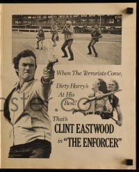 5m358 ENFORCER herald 1976 when the terrorists come, Clint Eastwood is Dirty Harry is at his best!