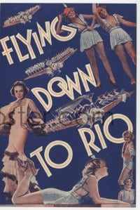 5m362 FLYING DOWN TO RIO herald 1933 Dolores Del Rio, Ginger Rogers, Fred Astaire, classic musical!
