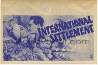 5m276 INTERNATIONAL SETTLEMENT herald 1938 George Sanders, Dolores del Rio, John Carradine