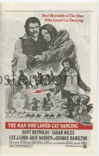 5m287 MAN WHO LOVED CAT DANCING herald 1973 great images of Burt Reynolds & Sarah Miles!