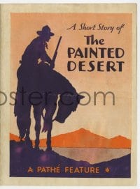 5m295 PAINTED DESERT herald 1931 William Boyd, Clark Gable's first real movie & he's pictured!