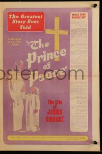 5m399 PRINCE OF PEACE herald 1950 Kroger Babb's life of Jesus Christ with 6 year old Ginger Prince!