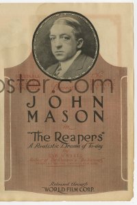 5m401 REAPERS herald 1916 a realistic drama of today by Eve Unsell starring James Mason!