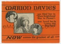 5m420 YOLANDA herald 1924 Marion Davies' biggest film success, also shown in two of her past hits!