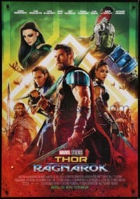 5p017 THOR RAGNAROK advance DS Argentinean 2017 Chris Hemsworth in the title role with top cast!