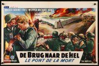 5p216 BRIDGE Belgian 1961 German teens in World War II, Folker Bohnet, Fritz Wepper!