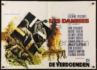 5p220 DAMNED Belgian 1970 Luchino Visconti's La caduta degli dei, wild swastika art by Ray!