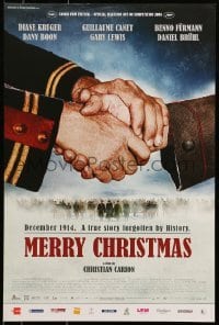 5p244 MERRY CHRISTMAS Belgian 2005 Christian Carion's Joyeux Noel, World War I, hand shake!
