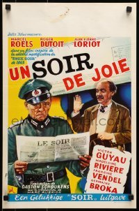 5p256 SOIR FULL OF JOY Belgian 1955 Gaston Schoukens' Un soir de joie, Marcel Roels!