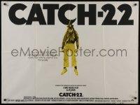 5p119 CATCH 22 British quad 1970 directed by Mike Nichols, based on the novel by Joseph Heller!