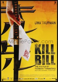 5p019 KILL BILL: VOL. 1 foil Dutch 2003 Quentin Tarantino, best close up image of katana!