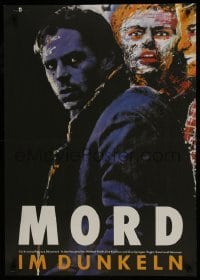 5p432 MORD I MORKET East German 23x32 1989 Sune Lund-Sorensen, cool completely different art!