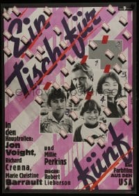 5p451 TABLE FOR 5 East German 23x32 1984 Jon Voight, Richard Crenna, Marie-Christine Barrault