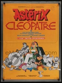 5p563 ASTERIX & CLEOPATRA French 23x30 1969 wacky art of characters from French cartoon!