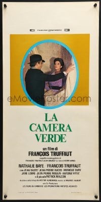 5p886 GREEN ROOM Italian locandina 1979 Francois Truffaut's La Chambre Verte, Nathalie Baye!