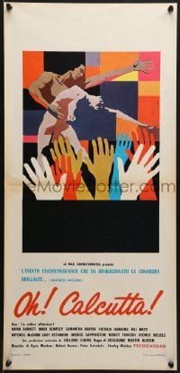 Oh calcutta original daybill movie poster nude musical