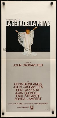 5p936 OPENING NIGHT Italian locandina 1978 directed by John Cassavetes, full-length Gena Rowlands!