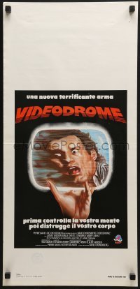 5p988 VIDEODROME Italian locandina 1985 David Cronenberg, James Woods, Debbie Harry, different!
