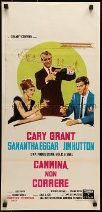 5p991 WALK DON'T RUN Italian locandina 1966 Cary Grant, Samantha Eggar, Hutton, Olympics, Olivetti