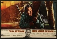 5p776 COOL HAND LUKE Italian 18x27 pbusta 1967 Paul Newman, prison escape classic, different!