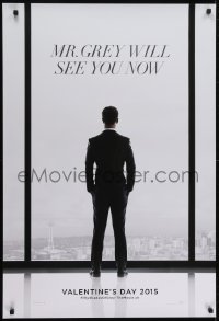 5p037 FIFTY SHADES OF GREY teaser Swiss 2015 Jamie Dornan in the title role in front of window!