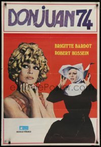 5p014 MS. DON JUAN Turkish 1974 Don Juan ou Si Don Juan etait une femme, Bardot, Roger Vadim!