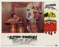 5r209 ASTRO-ZOMBIES LC #1 1968 great image of naked painted sexy girl with wacky bongo player!