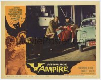 5r211 ATOM AGE VAMPIRE LC #1 1963 two men carry unconscious women to safety in their car!