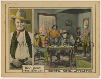 5r243 BEAR CAT LC 1922 cowboy hero Hoot Gibson as The Singin' Kid gets the drop on the bad guys!