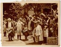 5r257 BETSY ROSS LC 1917 Revolutionary War soldiers marching past civilians & saying goodbye, rare!