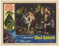 5r270 BLACK SABBATH LC #3 1963 creepy Boris Karloff pointing dagger at Mark Damon & co-stars!