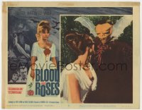 5r280 BLOOD & ROSES LC #5 1961 Roger Vadim, best c/u of Annette Vadim with the vampire monster!