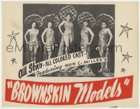 5r296 BROWNSKIN MODELS LC 1944 re-edited version of Marching On with all-black sexy revue, rare!